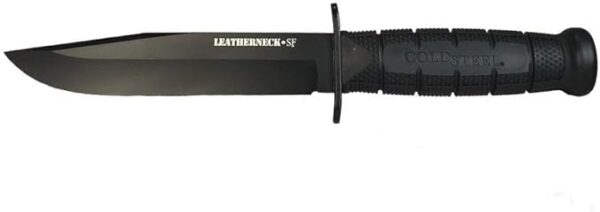 COLD STEEL Leatherneck SF 6-3/4" German D2 Steel w/Black Powdercoat Clip Point Fixed Blade Outdoor Camping Hunting Utility Knife | 5" Kray-Ex Handle, Weather-Resistant Secure-Ex Sheath - Image 4