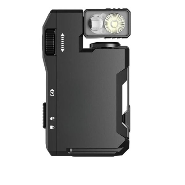 G5 EDC Flashlight, 400 Lumens Super Bright Rechargeable Mini Torch with 3 Modes, Magnetic Base, Pocket-Sized Design for Outdoor, Emergency & Daily Carry(Black)