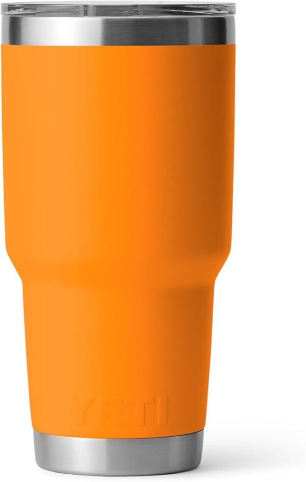 YETI Rambler 30 oz Tumbler, Stainless Steel, Vacuum Insulated with MagSlider Lid, King Crab - Image 6