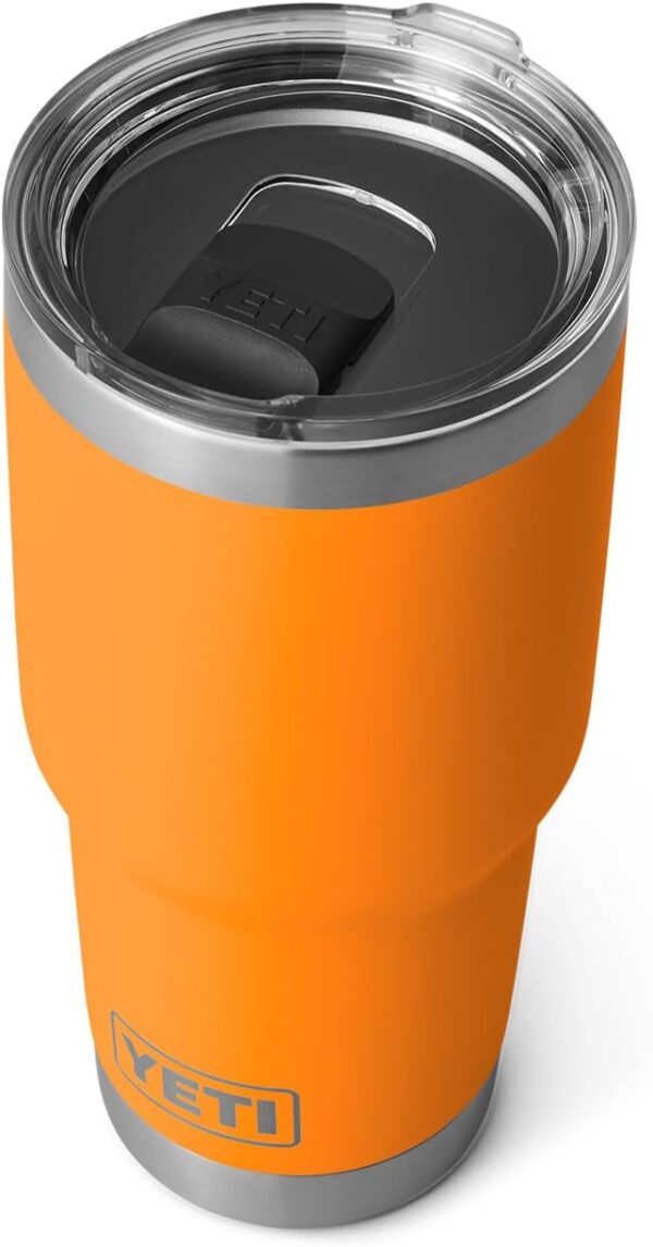 YETI Rambler 30 oz Tumbler, Stainless Steel, Vacuum Insulated with MagSlider Lid, King Crab - Image 2