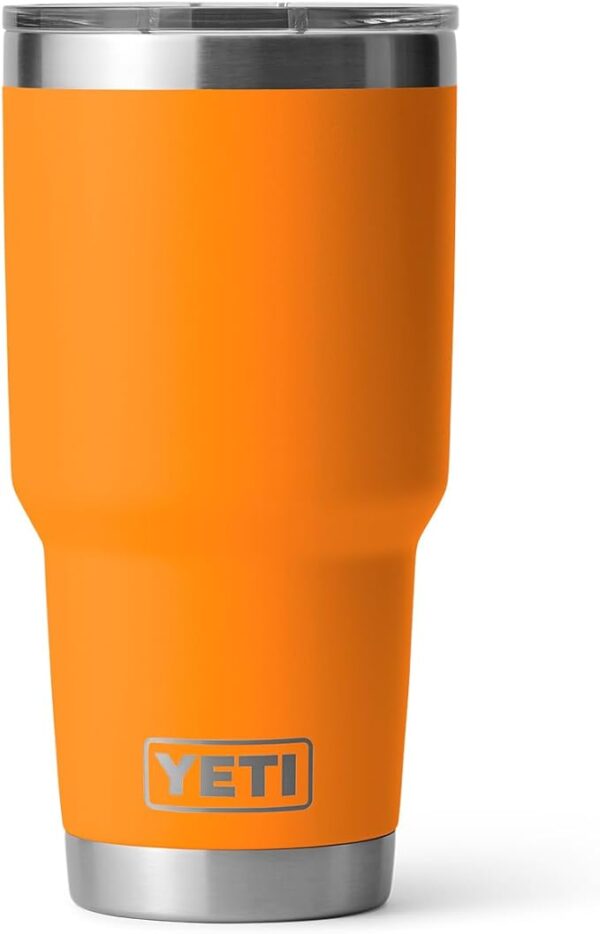 YETI Rambler 30 oz Tumbler, Stainless Steel, Vacuum Insulated with MagSlider Lid, King Crab - Image 4