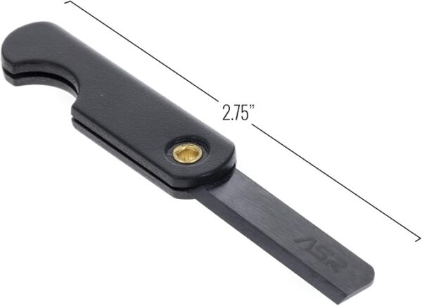ASR Tactical Folding Ceramic Razor Blade, Micro EDC Escape Knife Survival Tool - Image 4