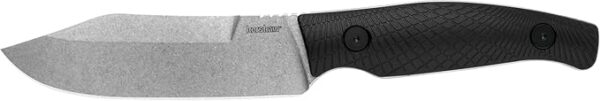Kershaw Camp 5 Fixed Blade Knife, 4.75 Inch Blade, Full Tang (1083), Black - Image 2