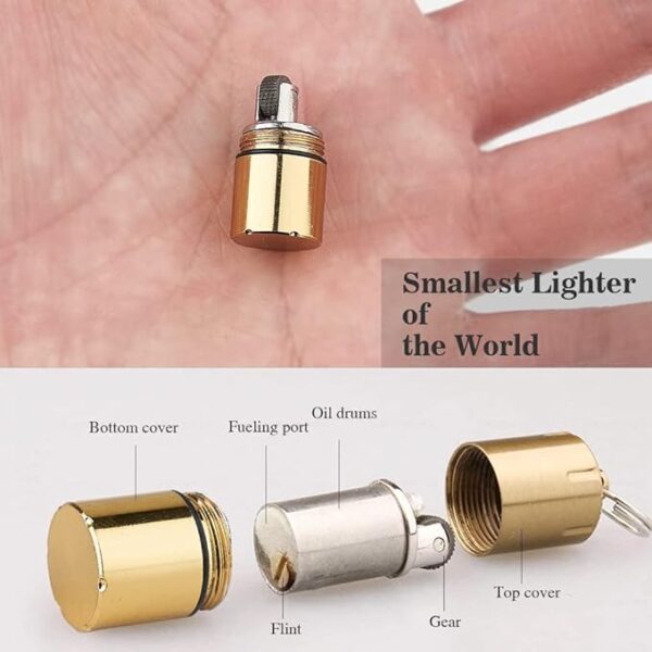 Keychain Knife and Lighter, Emergency Survival Tools for Camping Survival Hiking Sophisticated and Practical (Lighter and Knife) - Image 5