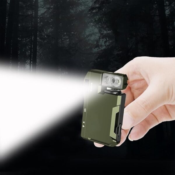 G5 EDC Flashlight, 400 Lumens Super Bright Rechargeable Mini Torch with 3 Modes, Magnetic Base, Pocket-Sized Design for Outdoor, Emergency & Daily Carry(Black) - Image 5