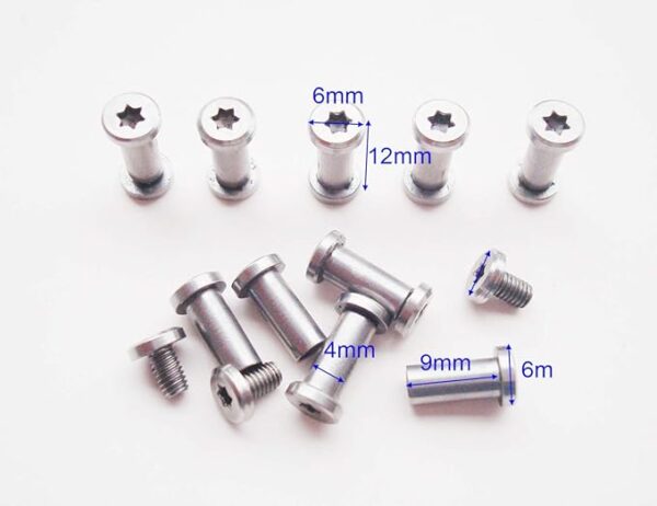 EDC Knives handle pivot pin screw,survival knife rivets pocket folding knife shaft fasteners,pack 10 sets - Image 4