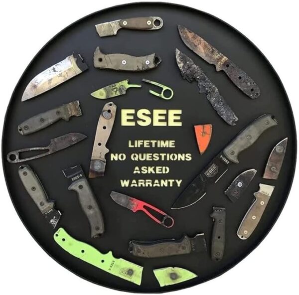 ESEE Knives 6P Fixed Blade Knife w/Molded Polymer Sheath - Image 6