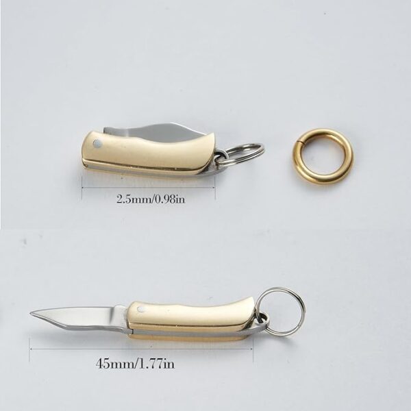 Keychain Knife and Lighter, Emergency Survival Tools for Camping Survival Hiking Sophisticated and Practical (Lighter and Knife) - Image 7