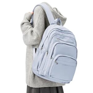 College Backpack For Women Men,Lightweight High SchoolBag,School Backpack With Lots Of Pockets,Cute Bookbag For Teens Boys Girls,Casual Daypack Backpack For School(Blue)