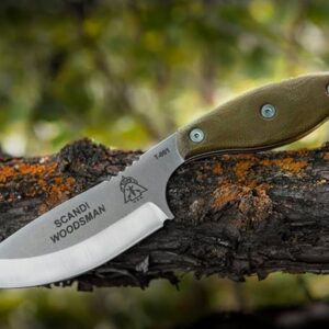 Tops Scandi Woodsman Bushcraft Survival Knife SWOOD-3.5