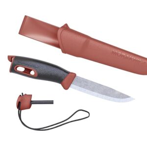 Morakniv Companion Spark 3.9-Inch Fixed-Blade Outdoor Knife and Fire Starter