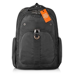 EVERKI Atlas Business Laptop Backpack - Women's or Men's Backpack for Work with Adjustable Compartment, 32L Capacity Back Pack - Travel Friendly Office Back Pack Laptop Bag (EKP121), Black