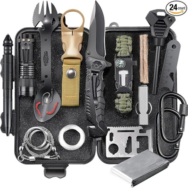 Gifts for Men Dad Him Birthday Christmas Fathers Day, Cool Gadget/Survival Gear and Equipment, Unique Camping Hunting Hiking Outdoor Gear, Gift Idea for Valentines Day Boyfriend Boys Stocking Stuffer - Image 2