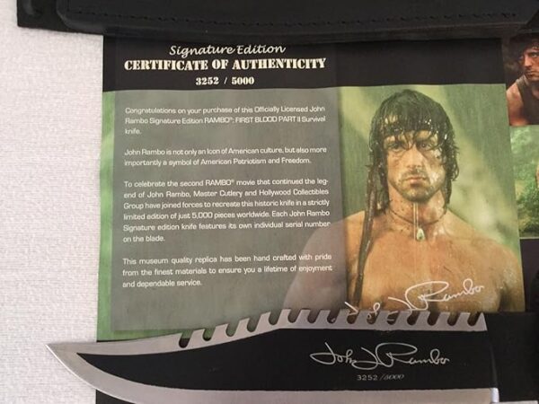Rambo Knives Masterpiece Collection First Blood Part II Standard Edition Knife - Image 5